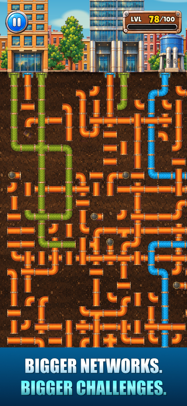 A challenging PipeRoll city network